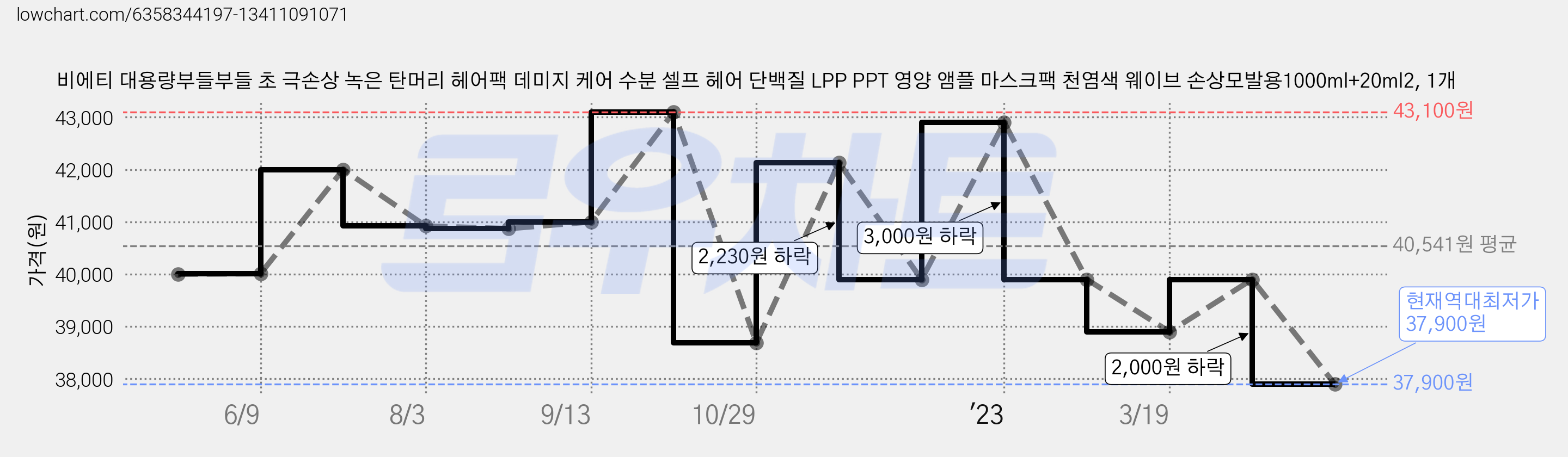 비에티 대용량부들부들 초 극손상 녹은 탄머리 헤어팩 데미지 케어 수분 셀프 헤어 단백질 LPP PPT 영양 앰플 마스크팩 천염색 웨이브 손상모발용1000ml+20ml2, 1개 가격 변동 차트, 현재가 37,900원, 역대최저가