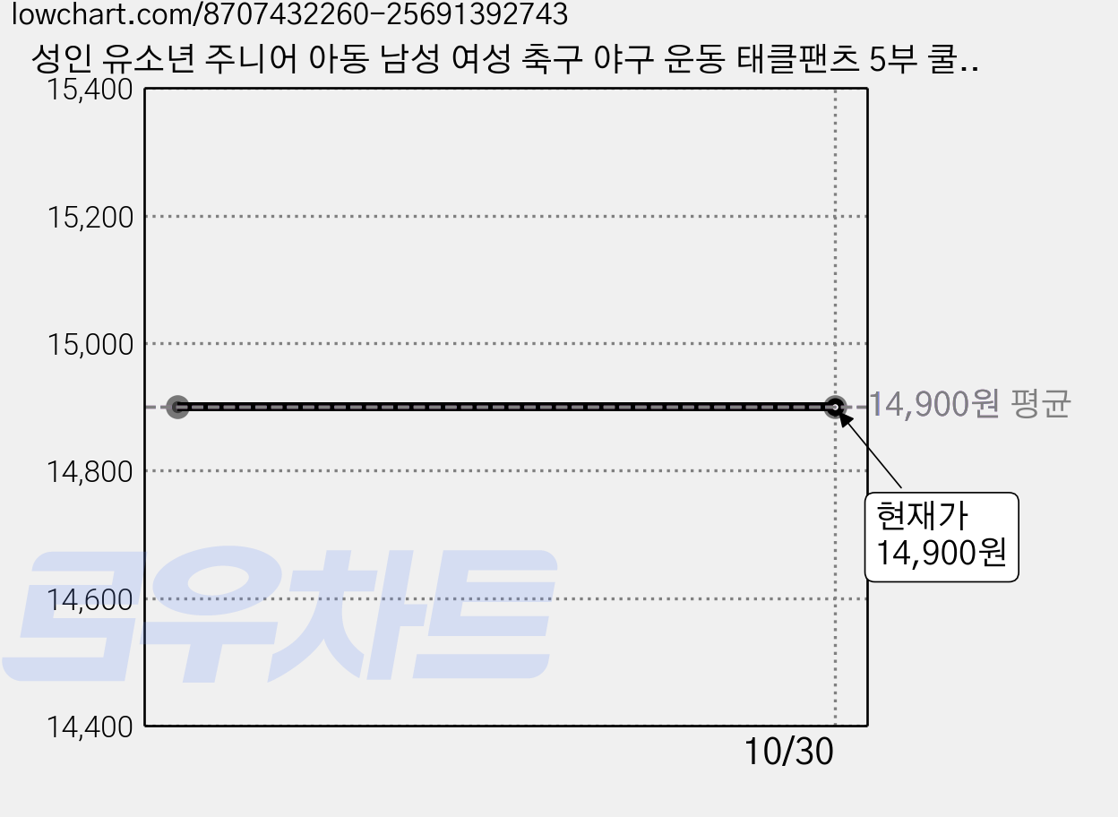 성인 유소년 주니어 아동 남성 여성 축구 야구 운동 태클팬츠 5부 쿨링 레깅스 가격 변동 차트, 현재가 14,900원