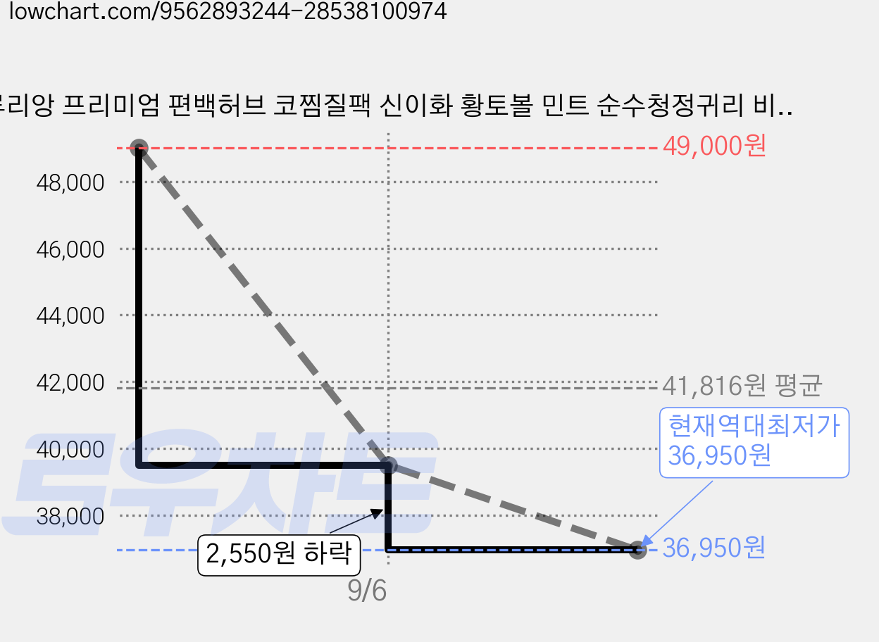 루리앙 프리미엄 편백허브 코찜질팩 신이화 황토볼 민트 순수청정귀리 비강 안구건조 스트렙형, 1개, 말차그린 가격 변동 차트, 현재가 36,950원, 역대최저가